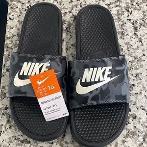 Nike slides size 14